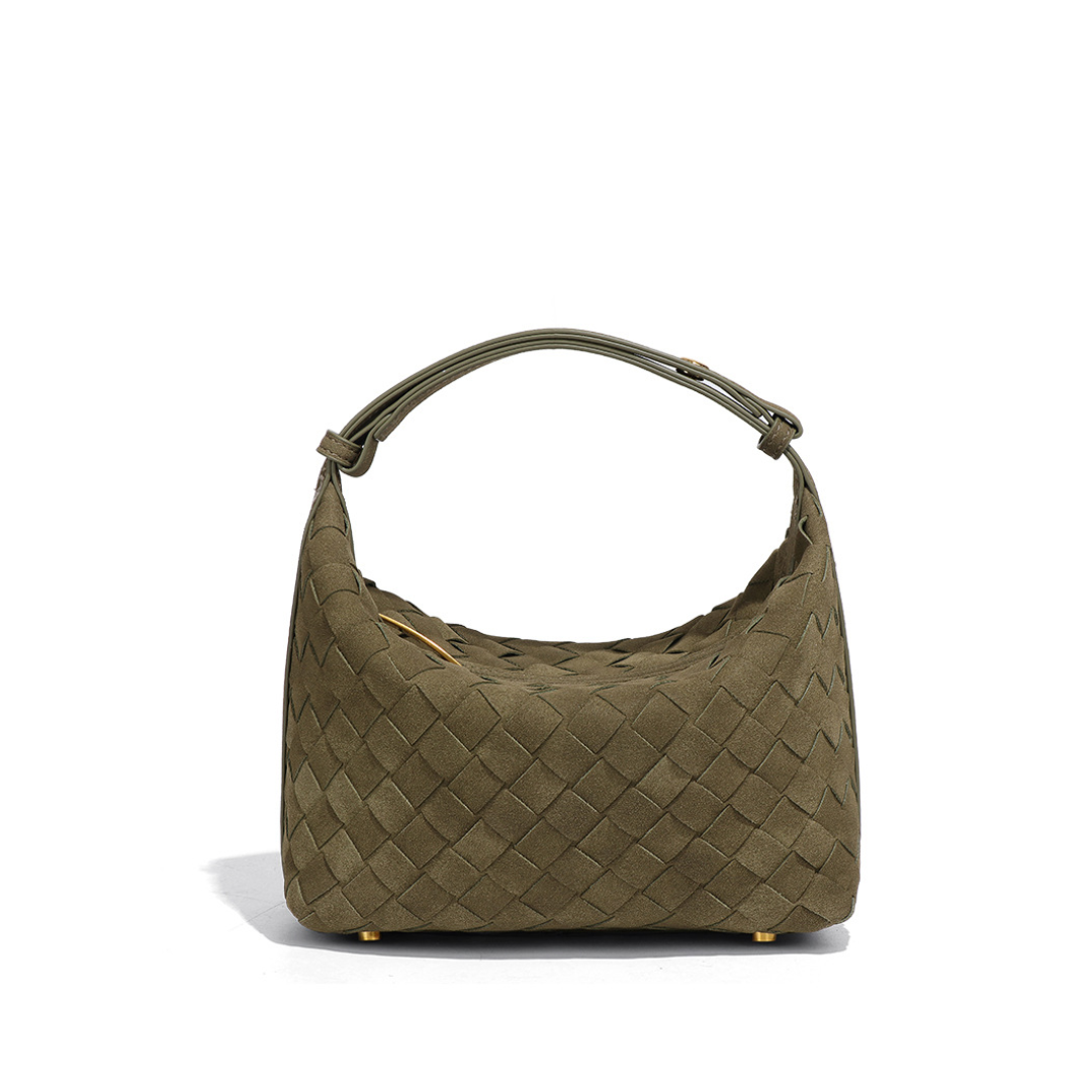 LISANNE™ – Matte Woven Structured Handbag