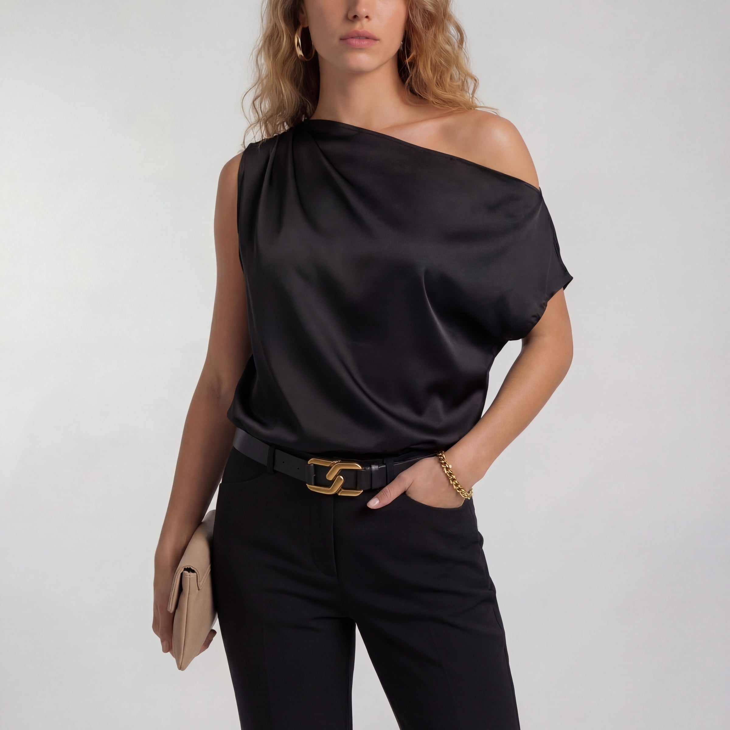 CAMILLA™ – Chic Casual One Shoulder Blouse