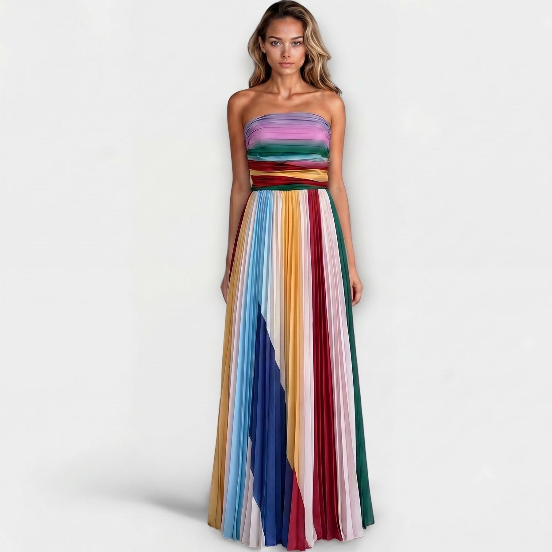 MARIGOLD™ – Bold & Classy Strapless Dress