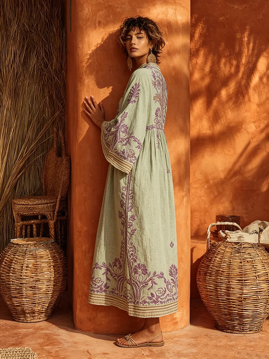 Aurelia | Embroidered Kaftan Dress