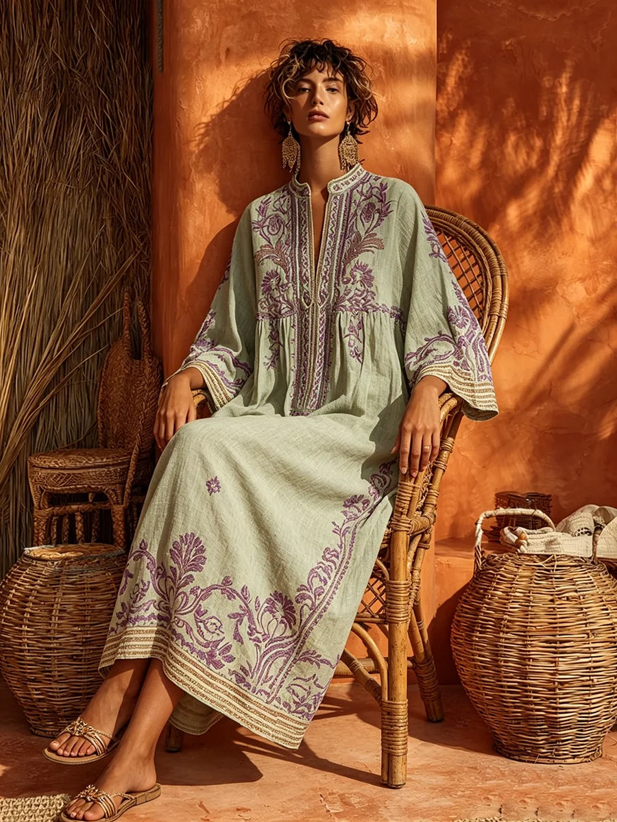 Aurelia | Embroidered Kaftan Dress