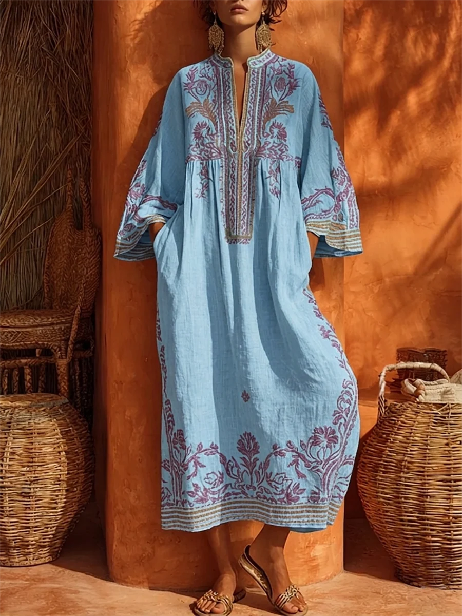 Aurelia | Embroidered Kaftan Dress