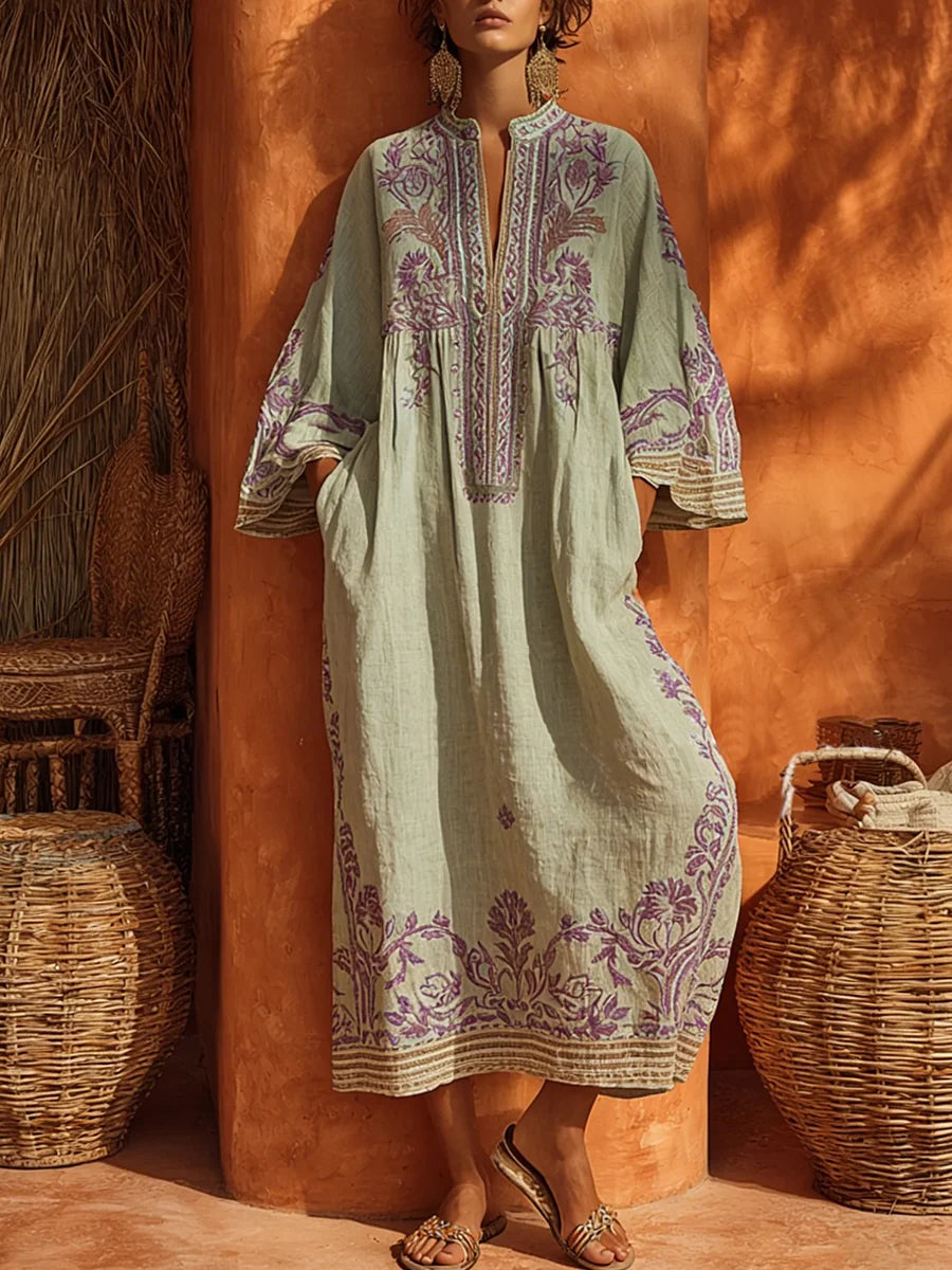 Aurelia | Embroidered Kaftan Dress