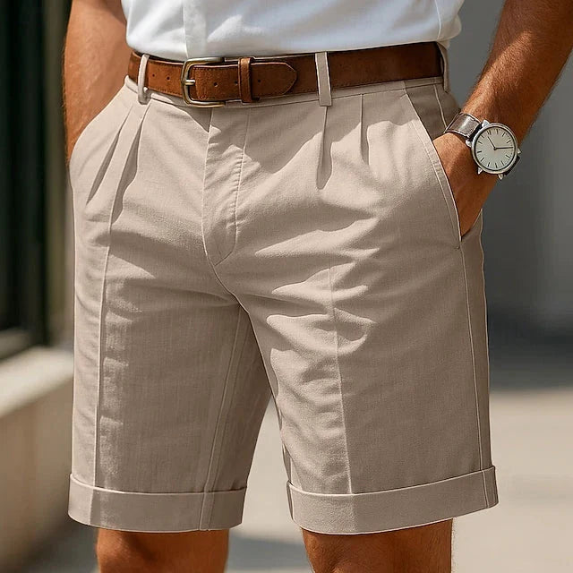Ernest | Tailored Turn-Up Chino Shorts