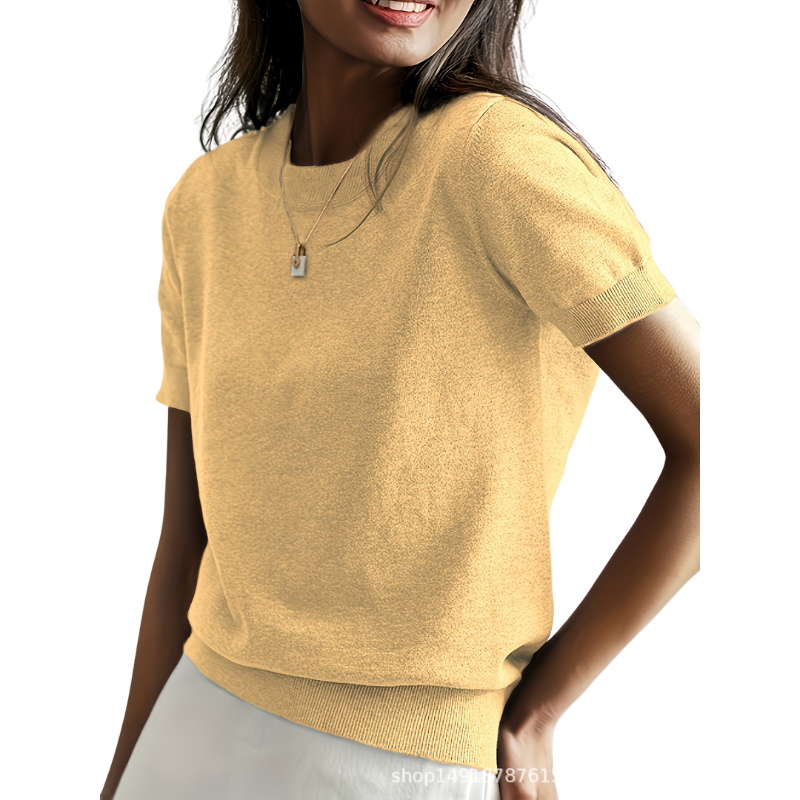 JENNY™ - Classic Round Neck Casual Top